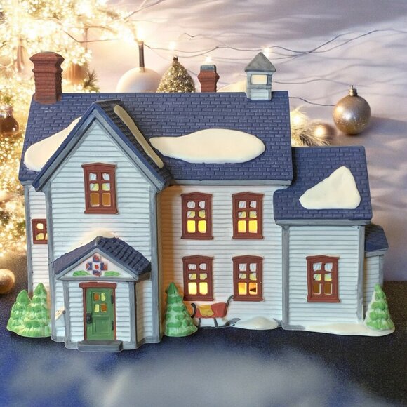Dept 56 Pennsylvania Dutch Farmhouse New England Village Building - 1993 - Picture 1 of 12